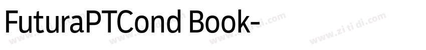 FuturaPTCond Book字体转换 FuturaPTCond Book字体转换